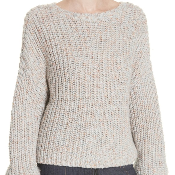 NWT CINQ A SEPT Cierra Tie Back Sweater - Picture 5 of 8